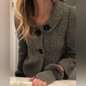 Warm fashionable jacket